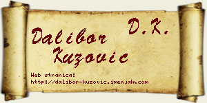Dalibor Kuzović vizit kartica